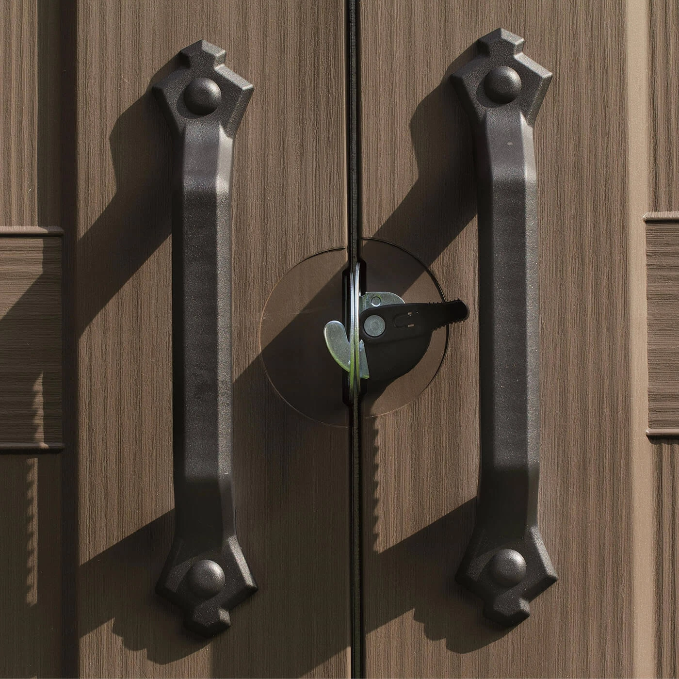 Keter Factor Outdoor Apex Garden Storage Shed, 6 X 6 Feet - Beige - Image 3