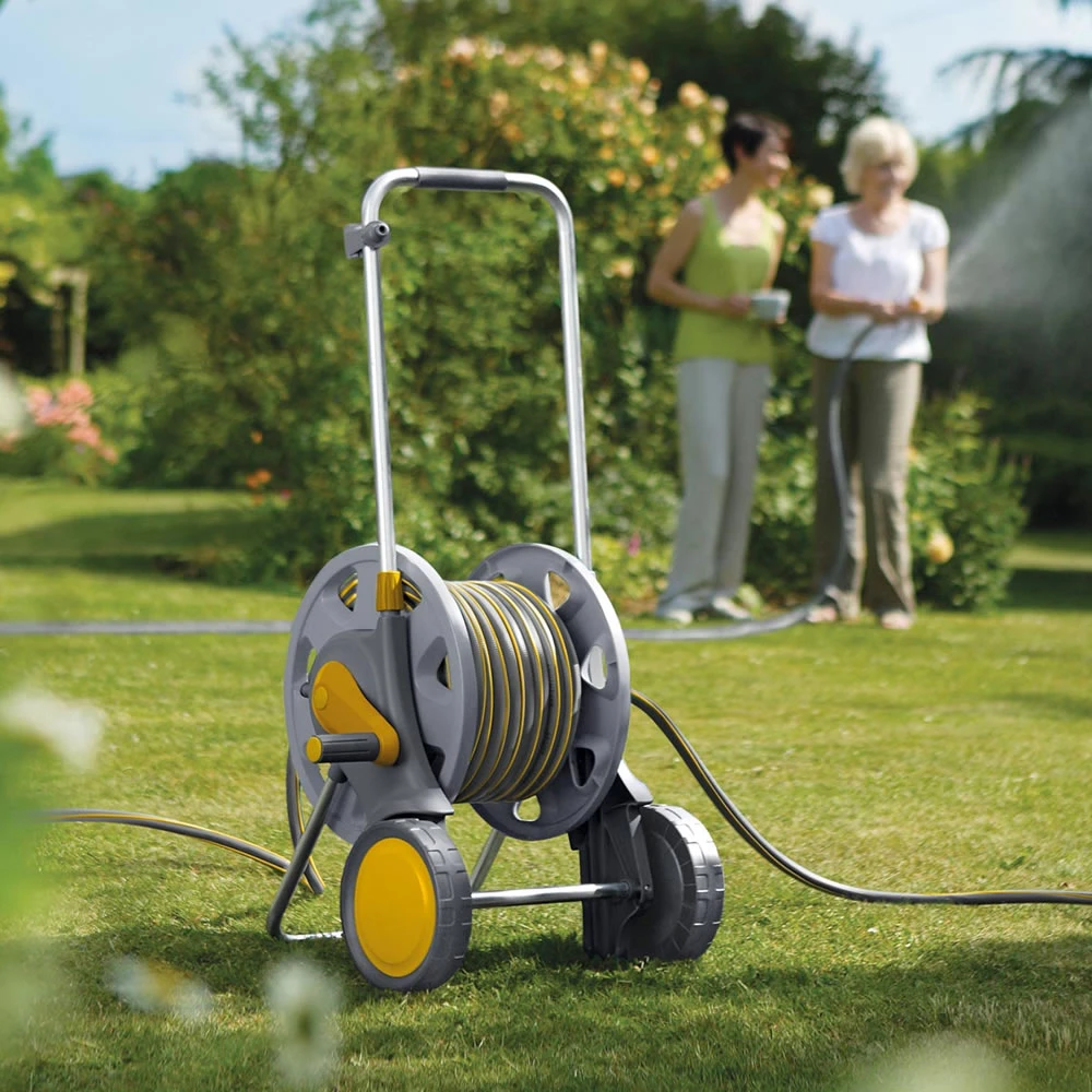 Hozelock 60m Assembled Hose Cart With 50m Maxi Plus Garden Hose - 2442 - Image 2