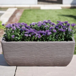 Cotswold Trough Planter - 60cm - Limescale Grey