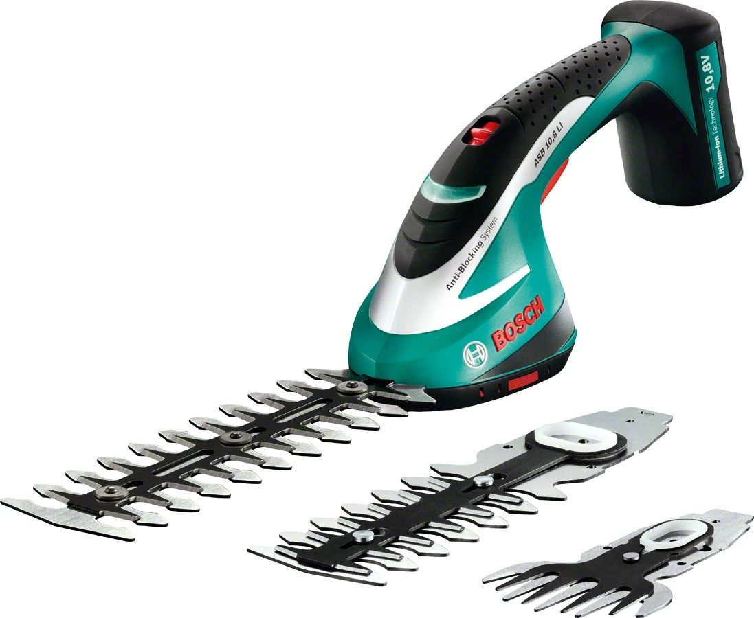 Bosch ASB 10.8li Shrub Shear Set With Extra Blades