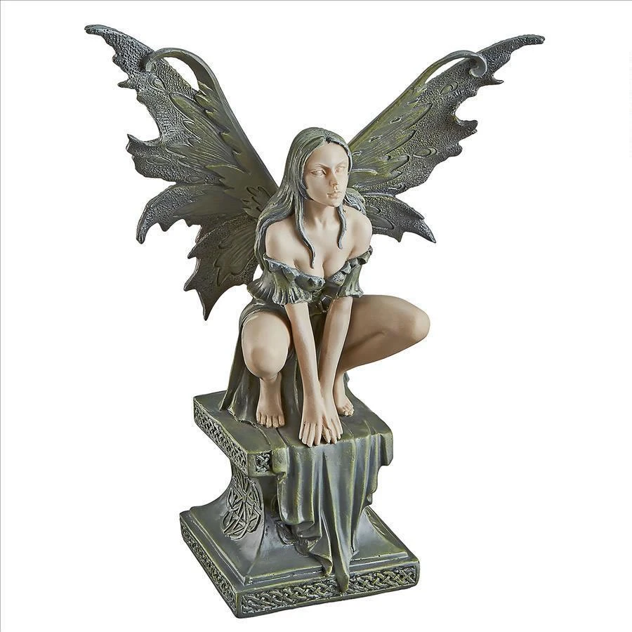 Celtic Fairy's Perilous Perch Garden Ornament By Design Toscano - Image 2