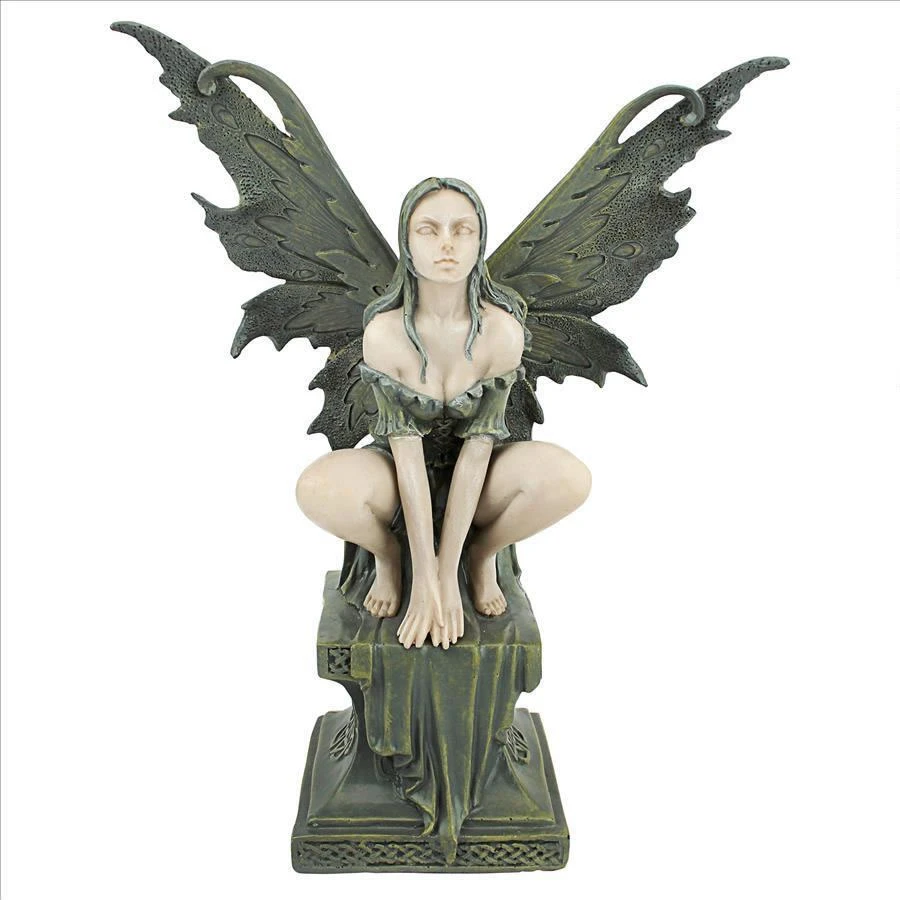 Celtic Fairy's Perilous Perch Garden Ornament By Design Toscano - Image 3