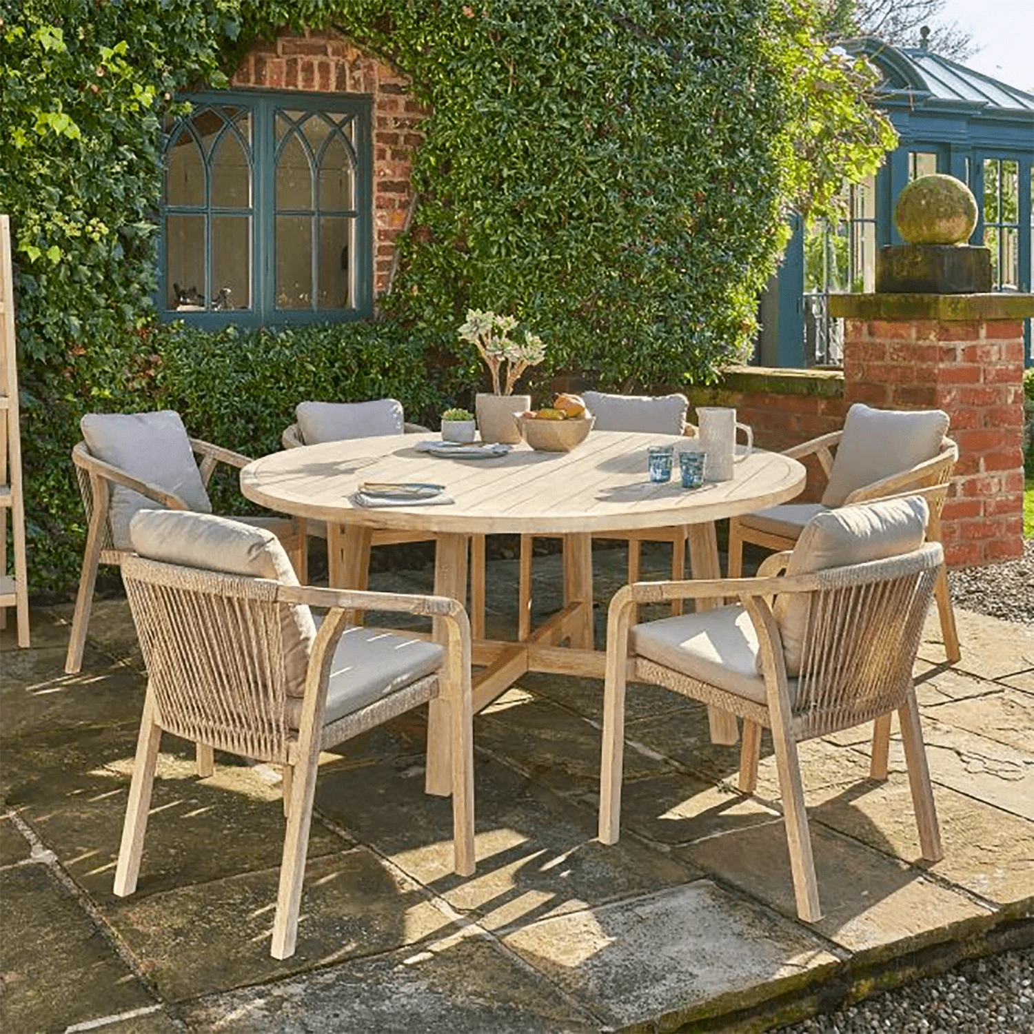 Kettler Cora Rope 6 Seater Dining Set