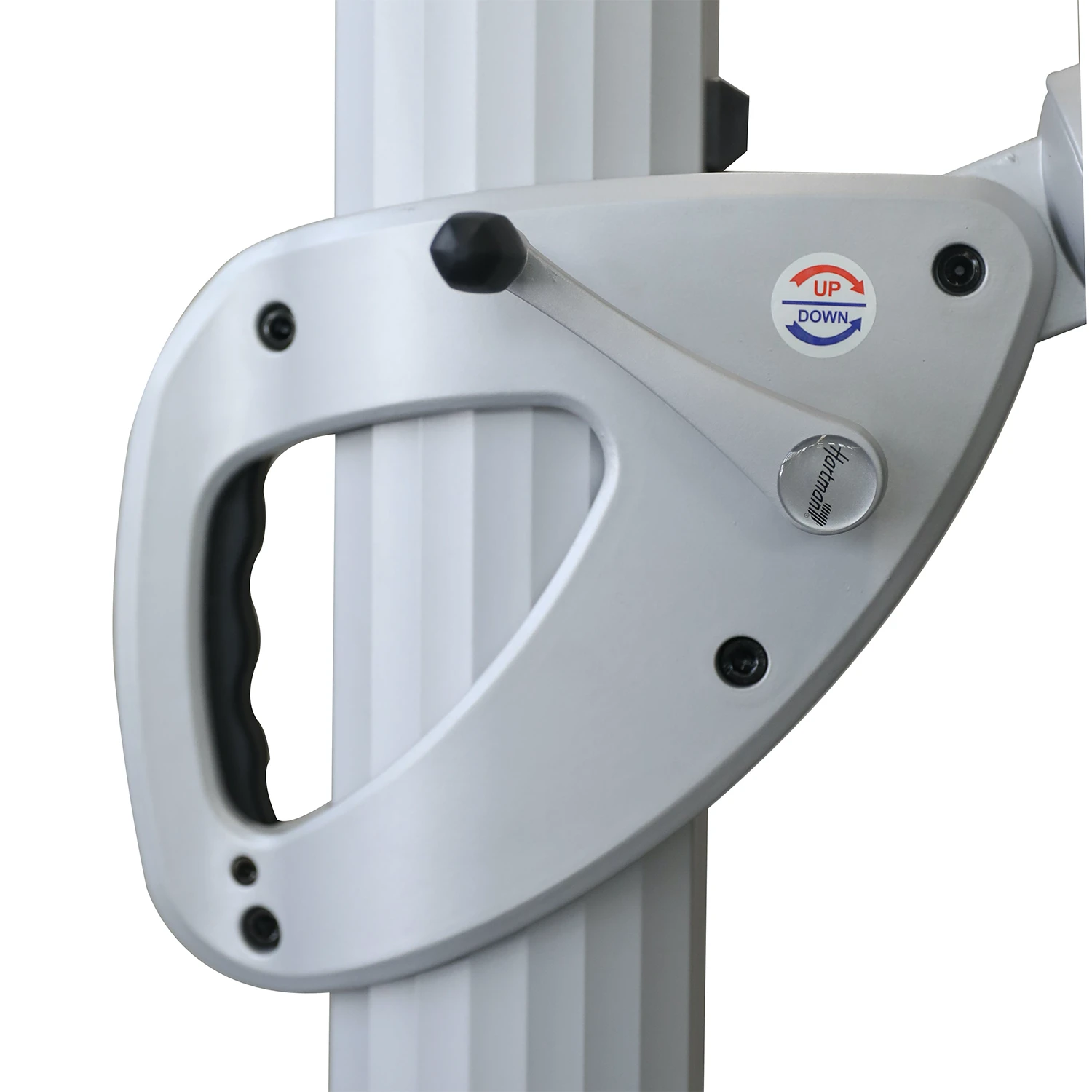 Hartman Caribbean Round Cantilever Parasol With Solar Powered Lights - Natural - Image 4