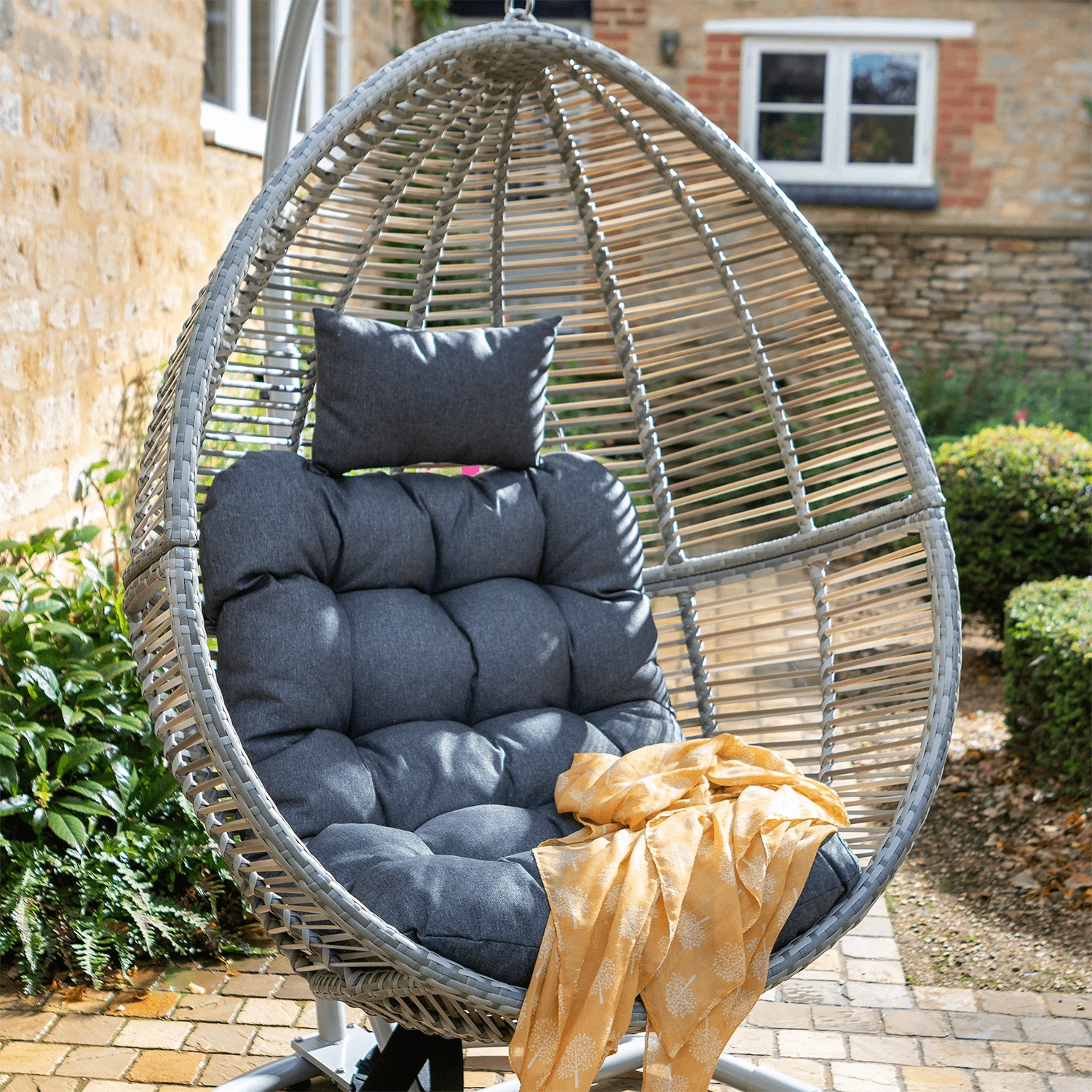 Hartman Heritage / Westbury Cocoon Egg Chair In Ash / Slate - Image 2