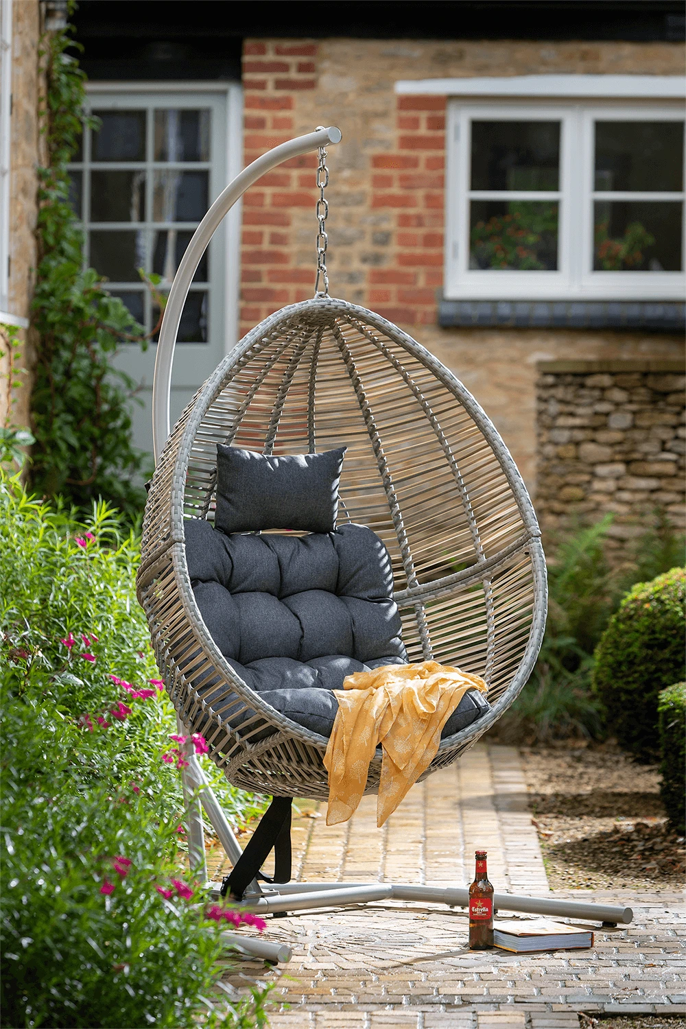 Hartman Heritage / Westbury Cocoon Egg Chair In Ash / Slate