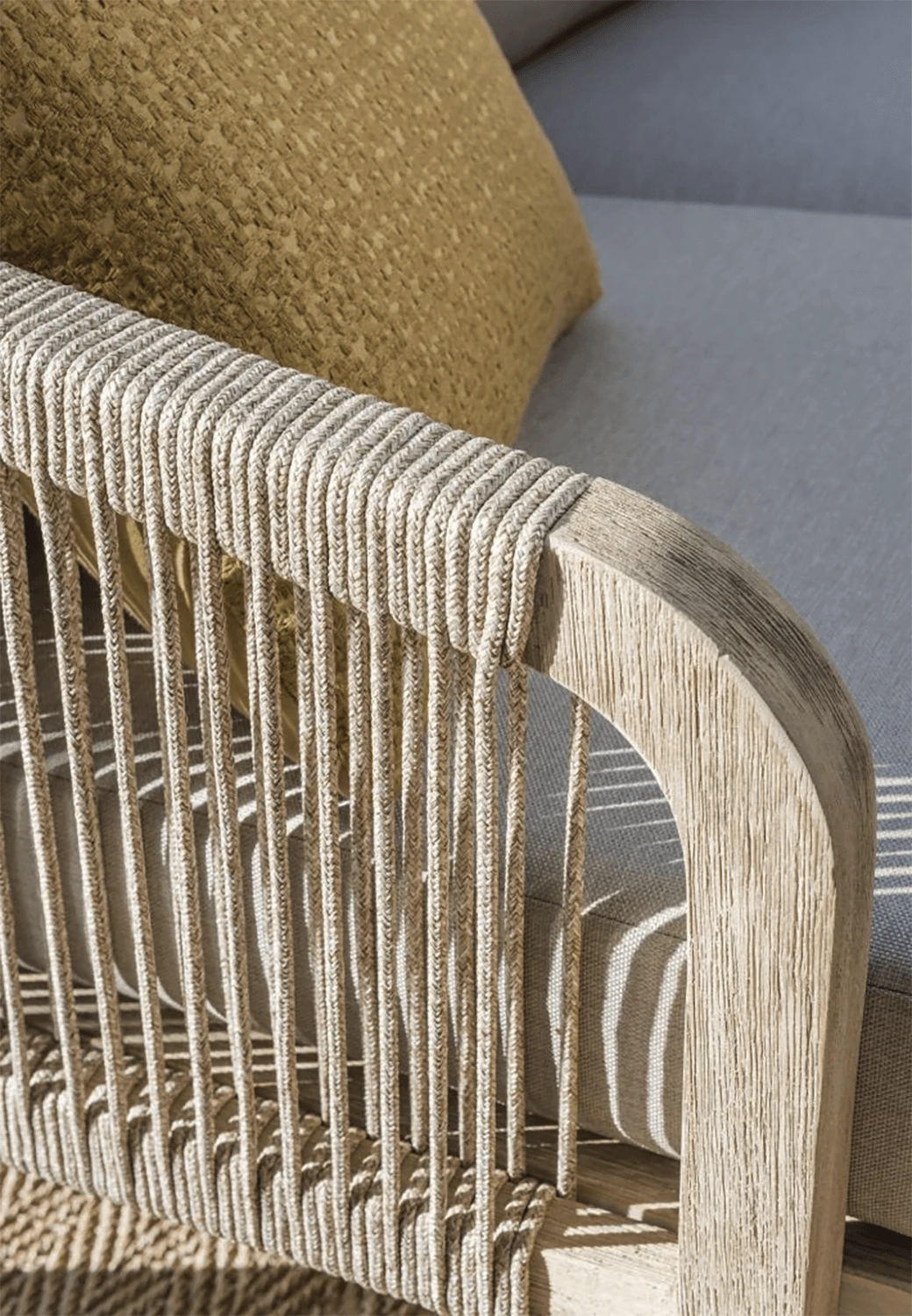 Kettler Cora Rope 3-Seater Garden Sofa - Image 4