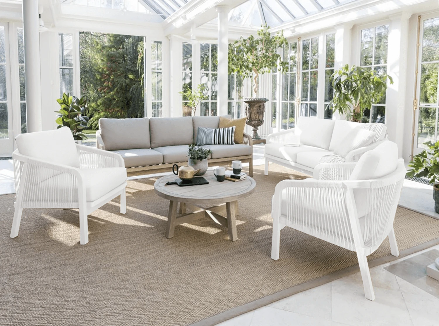 Kettler Cora Rope 3-Seater Garden Sofa - Image 3