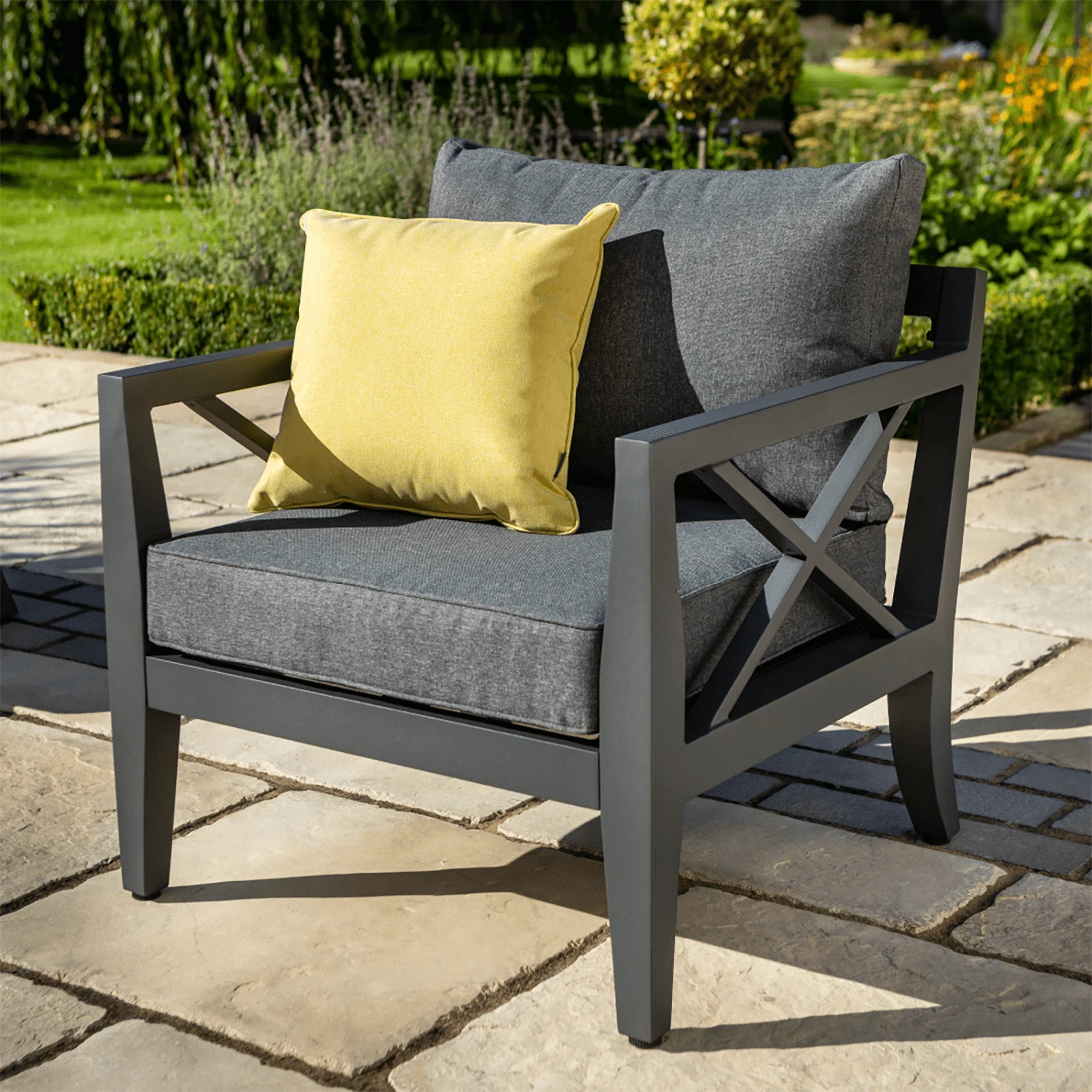 Hartman Sorrento Lounge Chair In Xerix/Slate