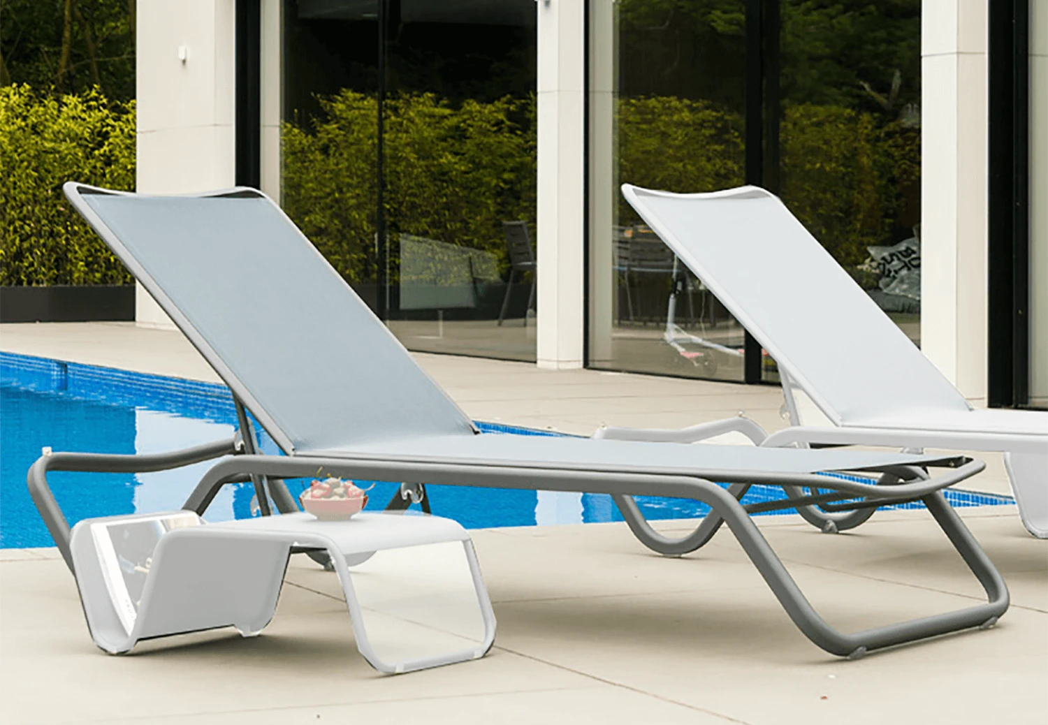 Alexander Rose Fresco Flint Sun Lounger