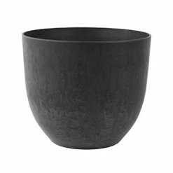 Artstone Pot Bola Black Medium
