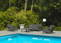 LIFE Block Sofa Lounge Set - Lava / Carbon