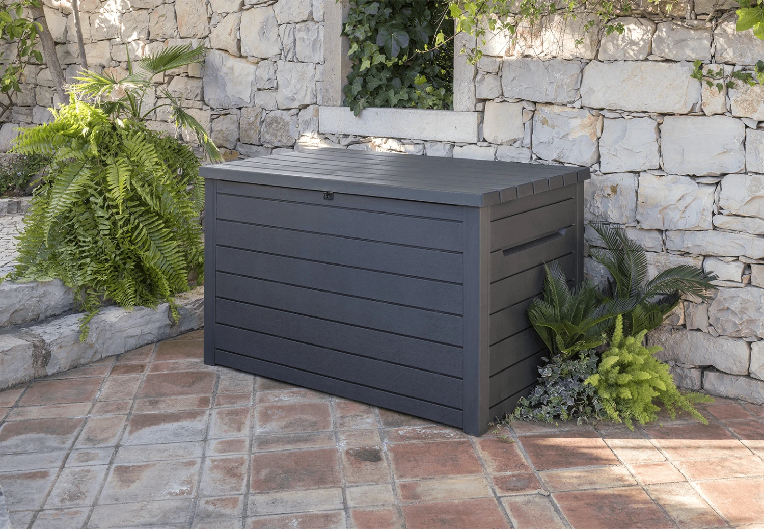 Keter Ontario XXL Deck Storage Box - Anthracite - Image 3