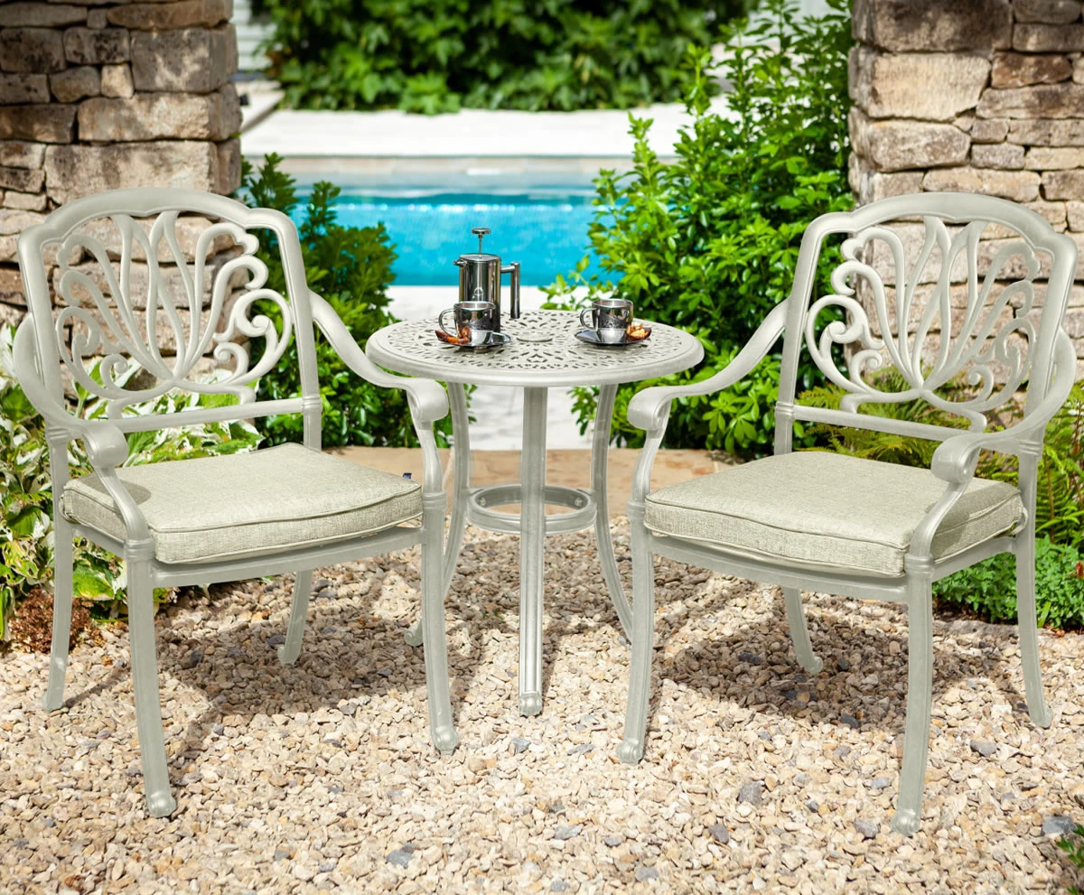 Hartman Amalfi Bistro Set In Maize / Wheatgrass