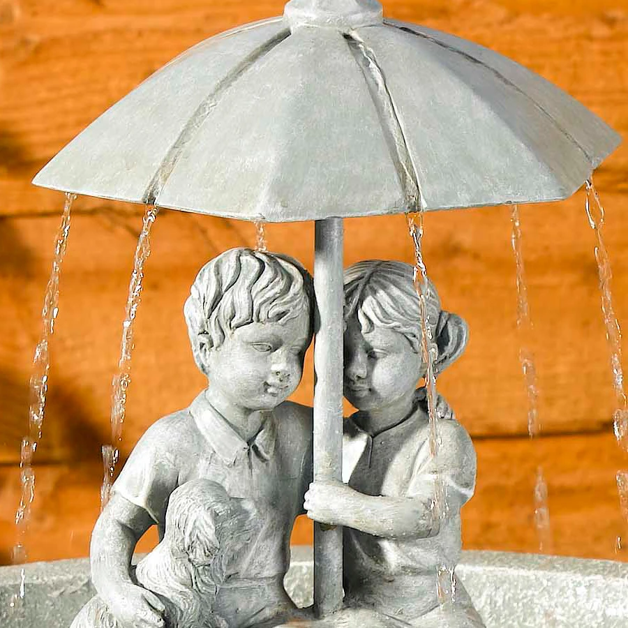 Solar Umbrella Fountain Water Feature - Image 2