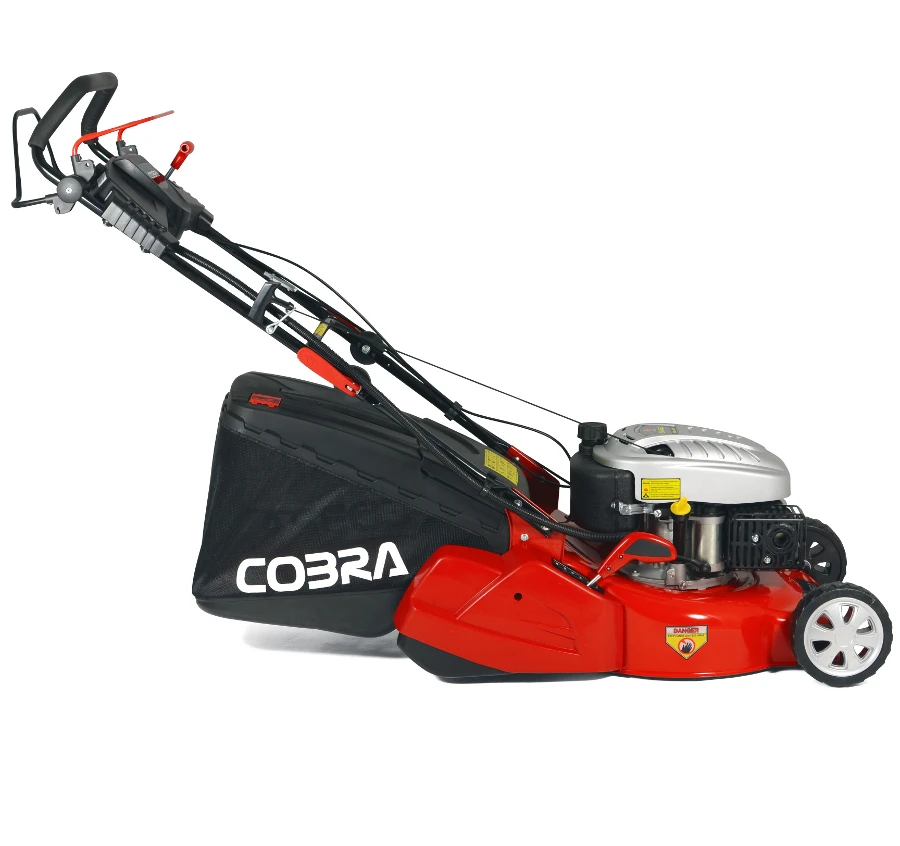 Cobra 46cm Self Propelled Petrol Mower, Rear Roller, Electric Start - Image 3
