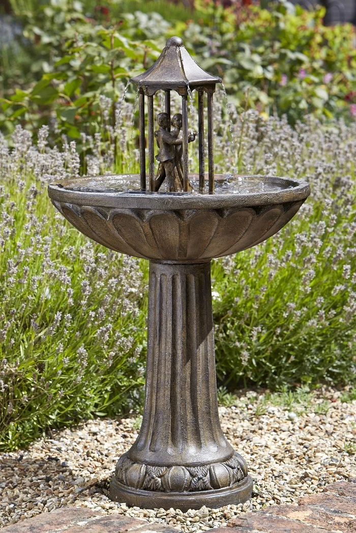 Solar Powered Water Feature - Dancing Couple - Image 2