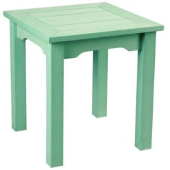 Winawood Wood Effect Side Table - Duck Egg Green