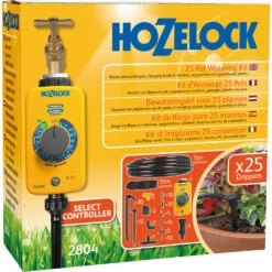 Hozelock 25 Pot Automatic Watering Kit With Select Controller Timer