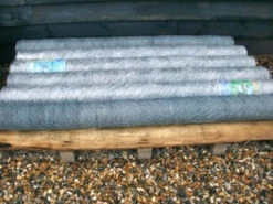 25m Long, 180cm Tall Roll Of Galvanised Chicken Wire Mesh - 50mm Mesh Size