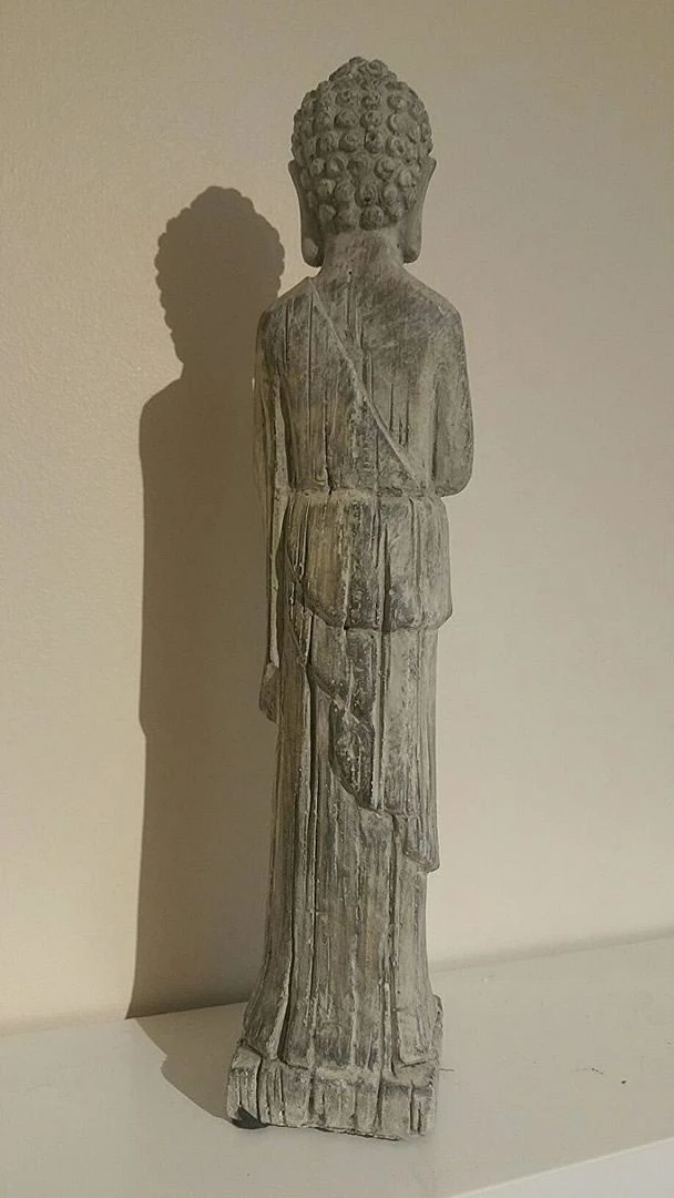 Standing Buddha - Stone Effect Finish - Image 3