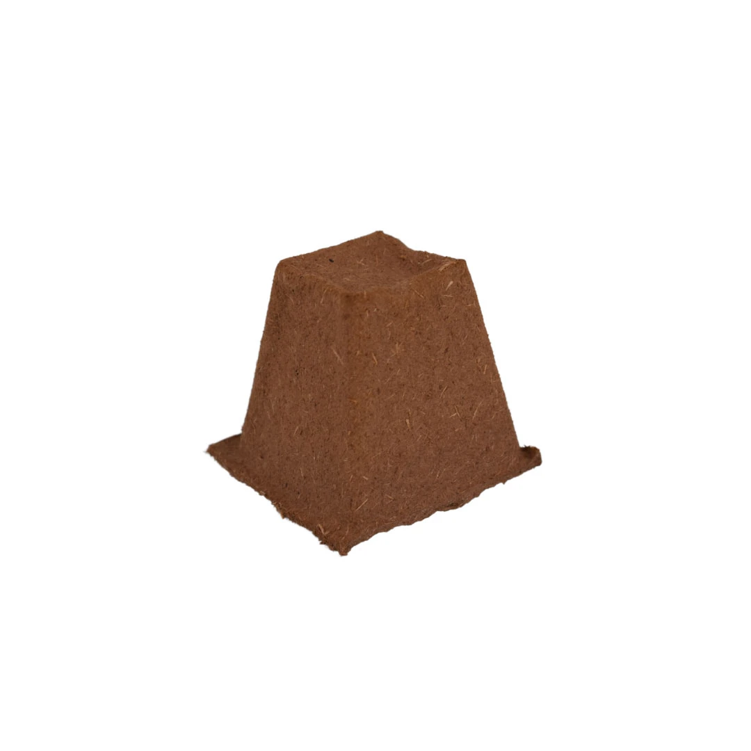 Nutley's 6cm Square Biodegradable Organic Wood Fibre Plantable Plant Pots - Image 3