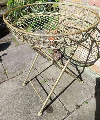 Folding Ornate Display Table - Image 3