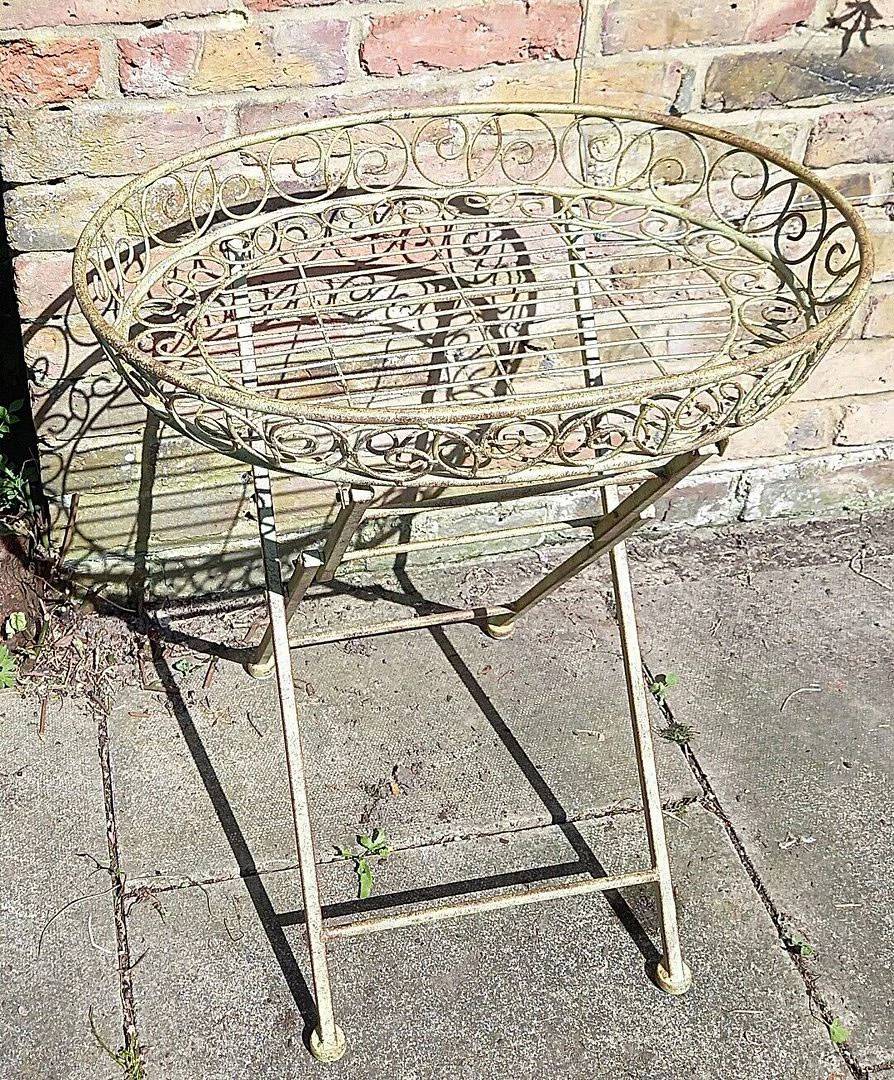 Folding Ornate Display Table - Image 4