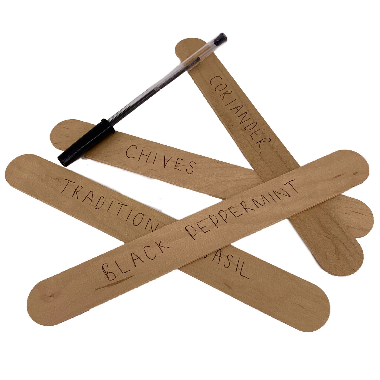 Nutley's Large Wooden Seedling Labels - Pack Of 100 - Image 2