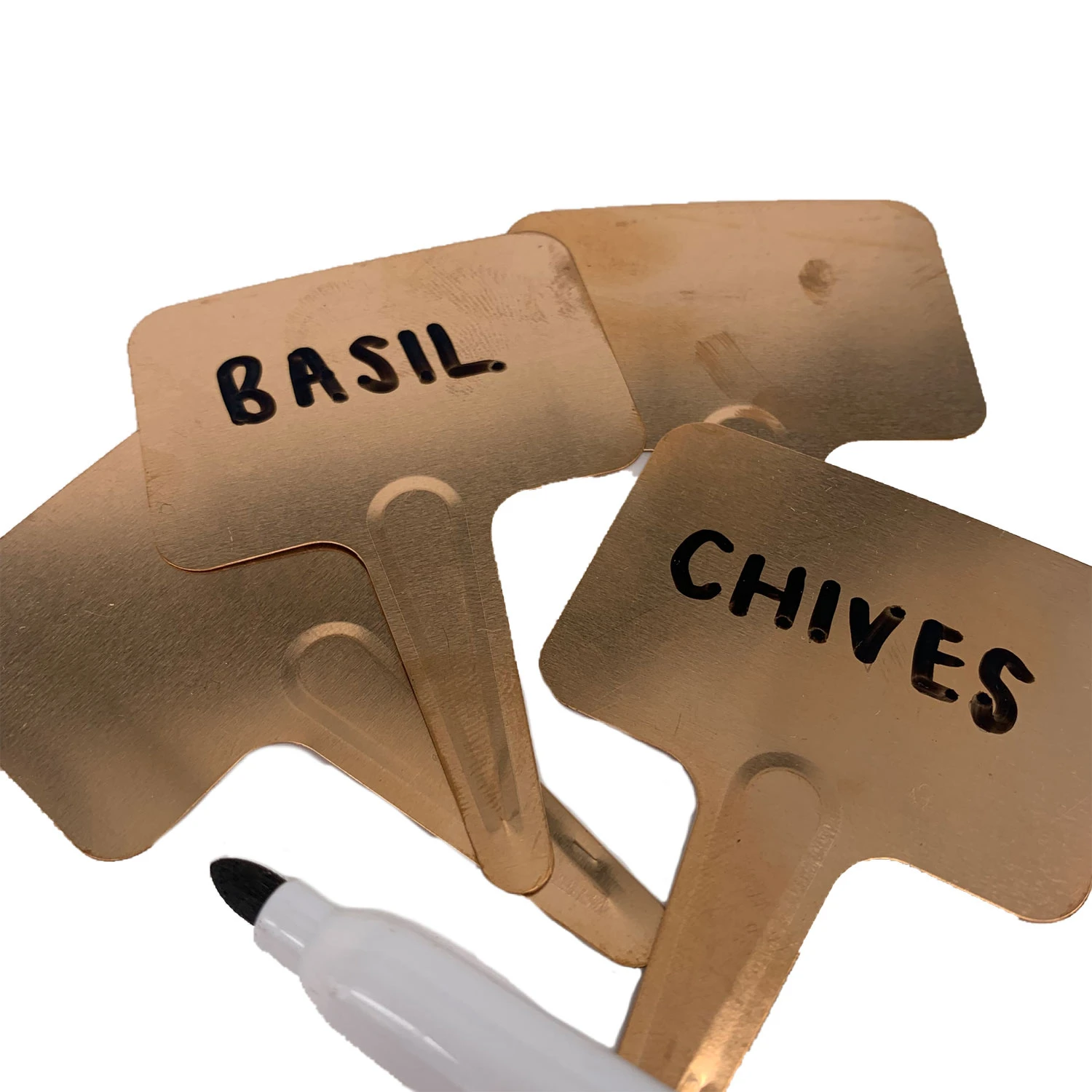 Nutley's T-Shape Copper Plant Seedling Marker Labels - Image 3