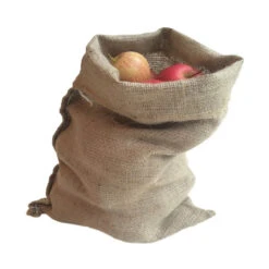 Nutley's Hessian Sack Easy Carry 30 X 45cm 8.9oz Storage Bag - Pack Quantity: 5