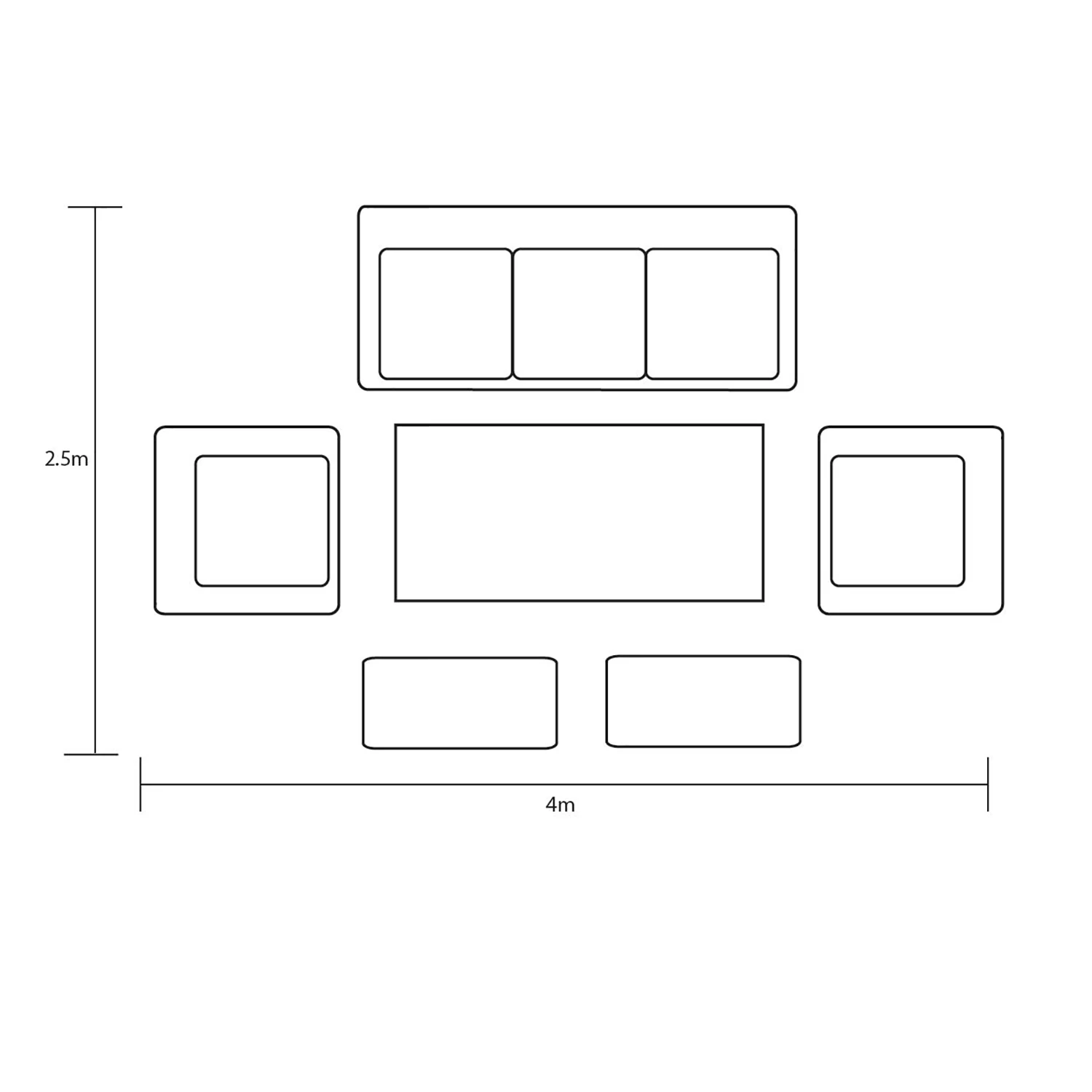 Hartman Aurora Lounge Set In Matt Xerix/Zenith - Image 5