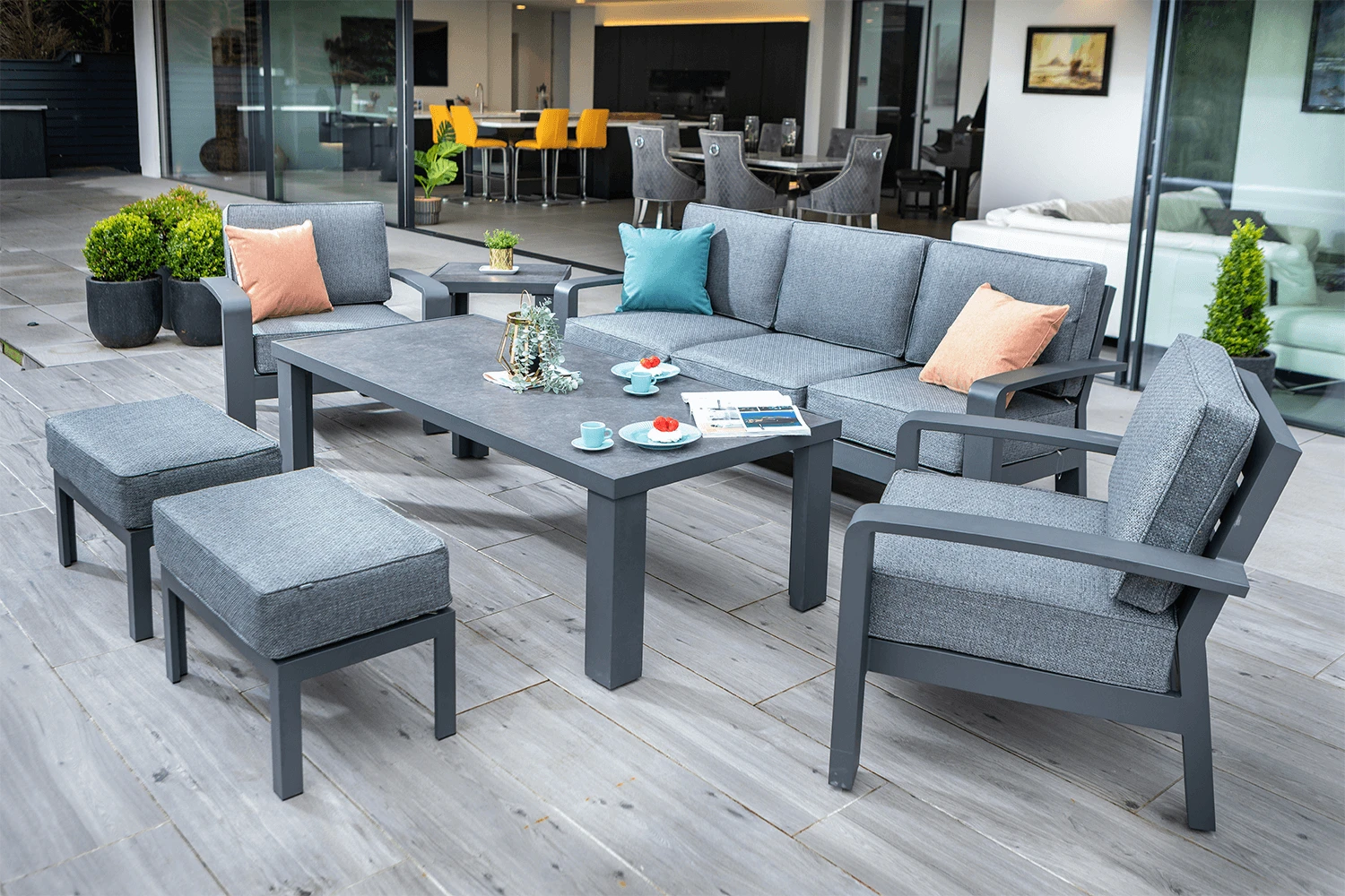 Hartman Aurora Lounge Set In Matt Xerix/Zenith