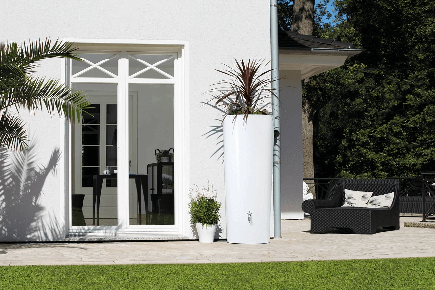 Garantia Color 2In1 Water Tank, 350 Litres, In Coco - Image 2