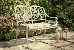 Hartman Amalfi 2 Seat Bench In Maize / Wheatgrass