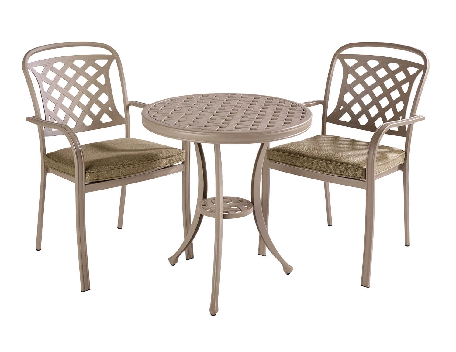 Hartman Berkeley Bistro Set In Maize / Wheatgrass - Image 3
