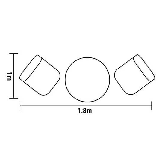 Hartman Berkeley Bistro Set In Antique Grey / Platinum - Image 2
