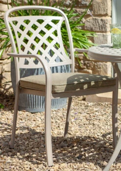 Hartman Berkeley Cast Aluminium Armchair With Cushion - Maize/Wheatgrass