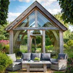 Hartman Heritage Tuscan 3 Seat Lounge Set In Ash / Slate