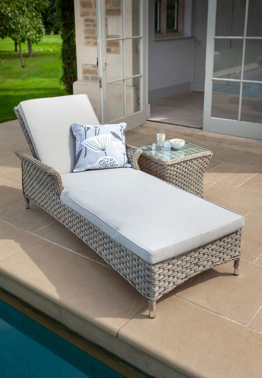 Hartman Heritage Lounger With Cushion In Beech / Dove - Image 2
