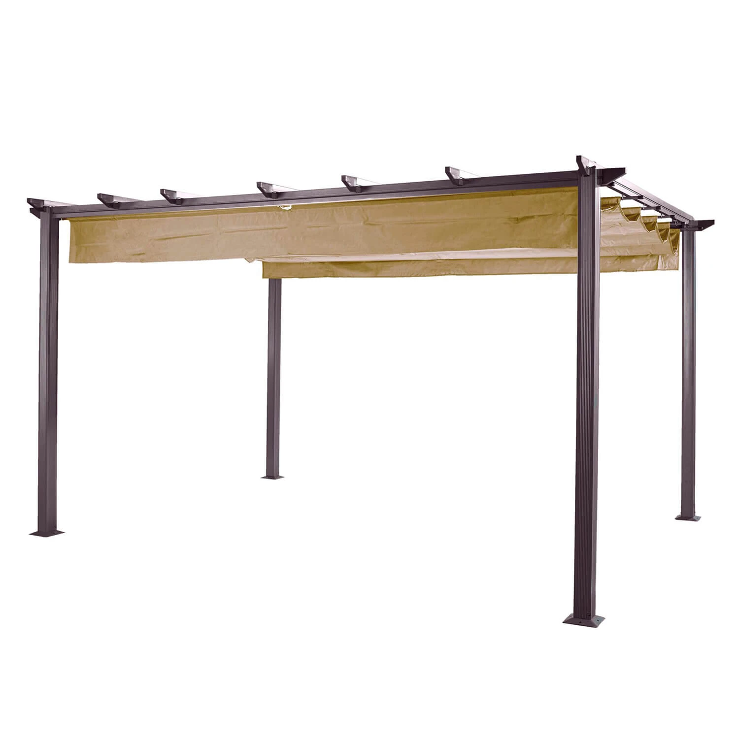 Hartman Roma Pergola 4m X 3m - Bronze Caramel - Image 3