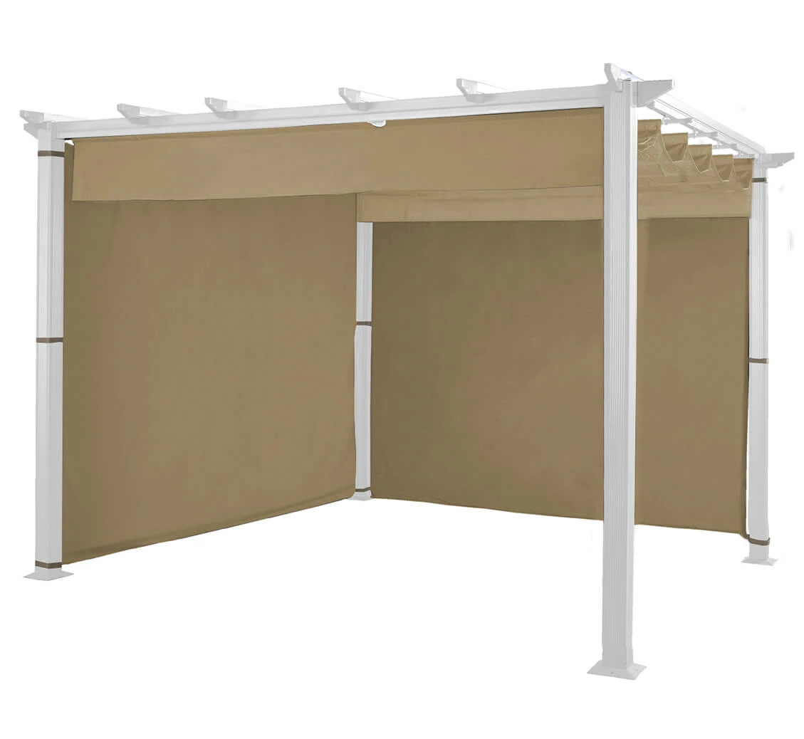 Hartman Roma 3x3 Pergola Curtains In Caramel