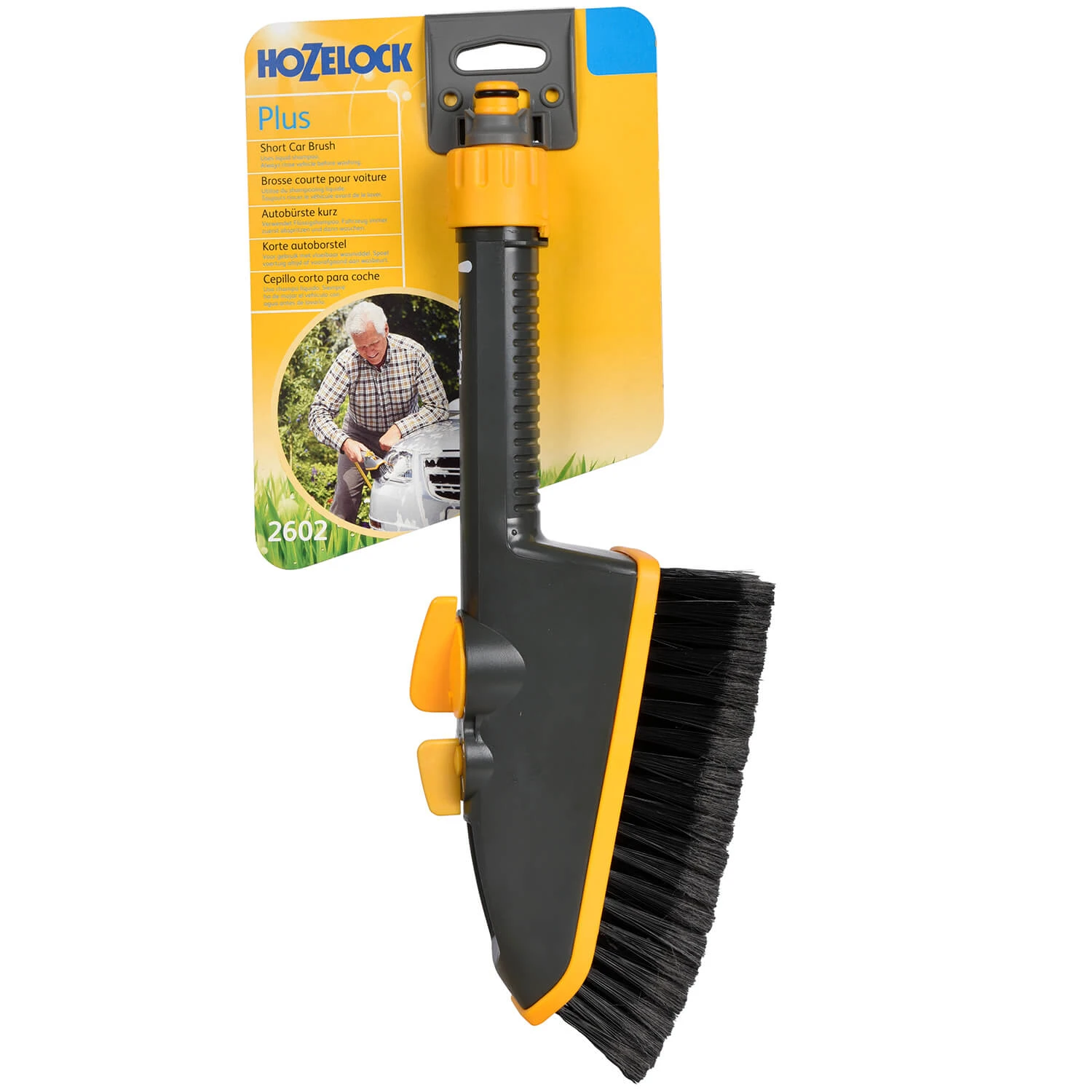 Hozelock Short Car Brush Plus - 2602 - Image 2