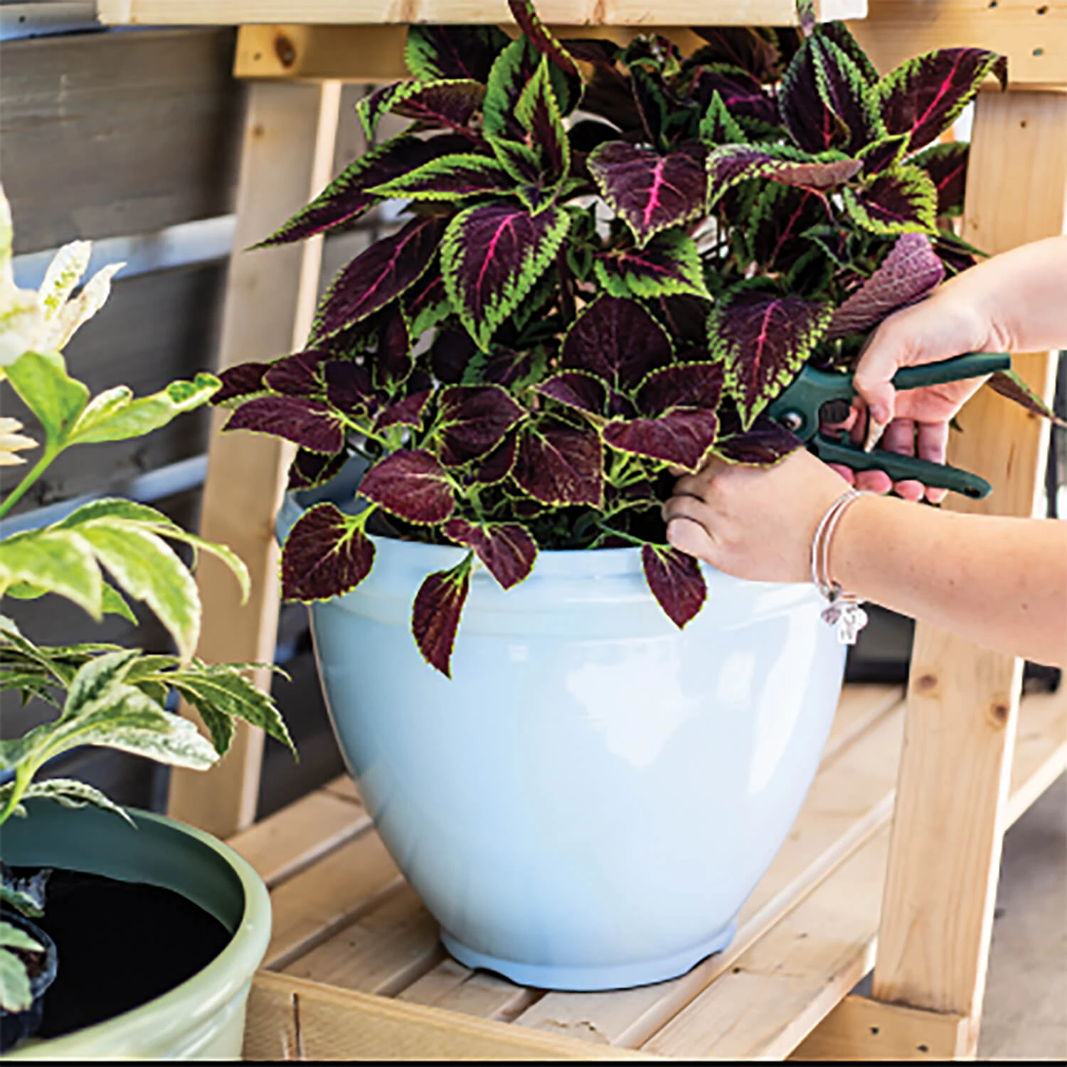 Kelkay Plant Avenue Trad. Collection Classic Pot In Blue