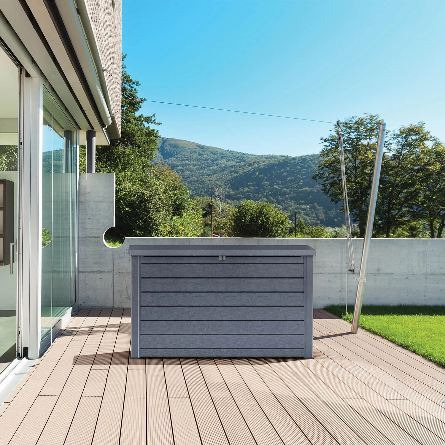 Keter Ontario XXL Deck Storage Box - Anthracite - Image 2