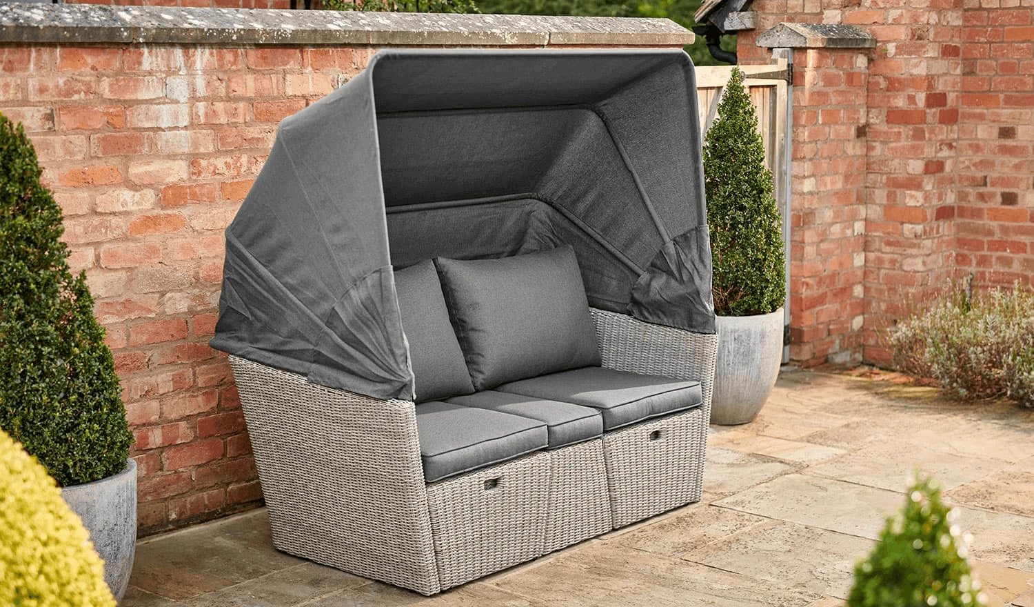 Kettler Palma Daybed In Whitewash