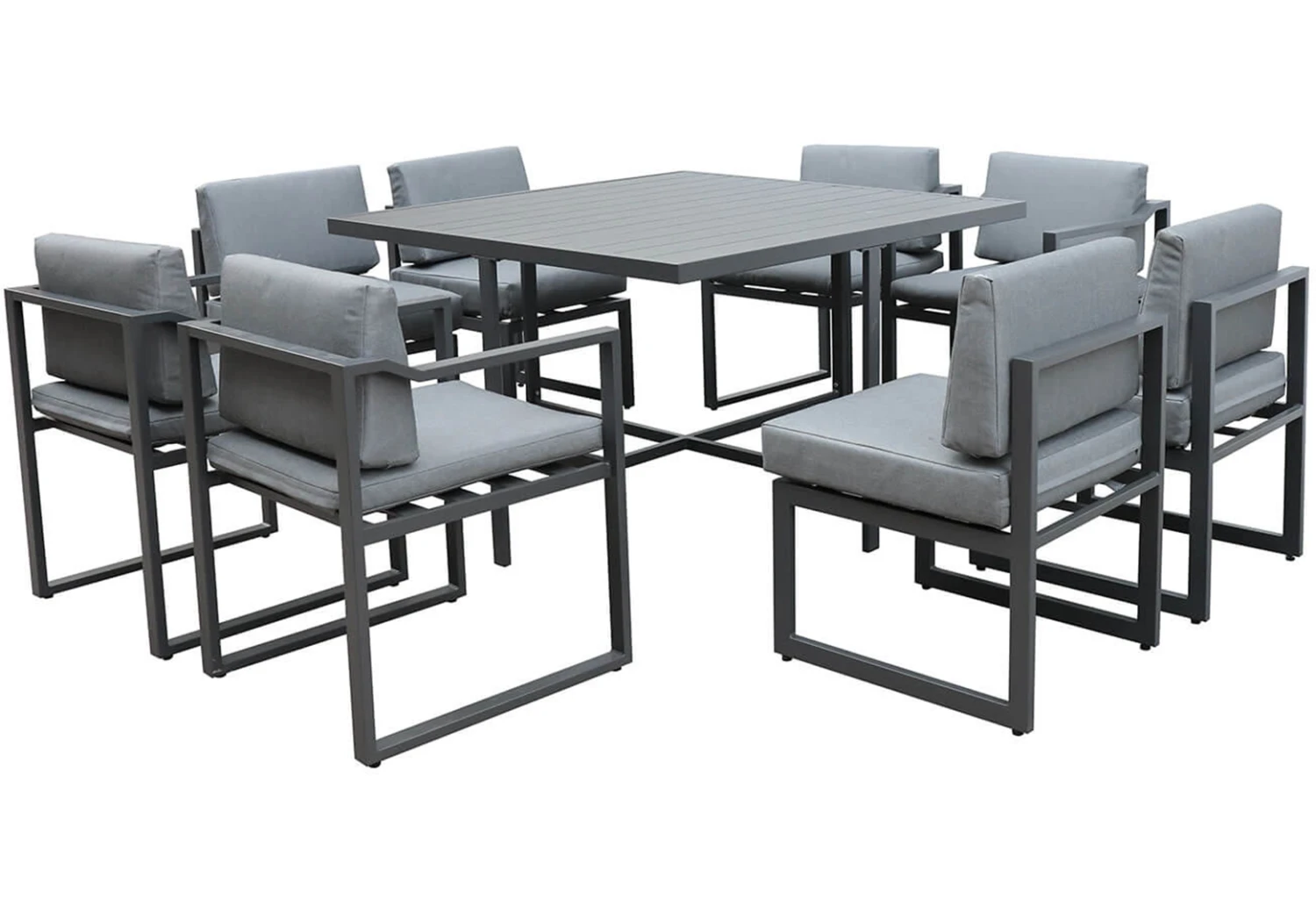 Kettler Menos Versa 8 Seat Compact Dining Set - Image 3