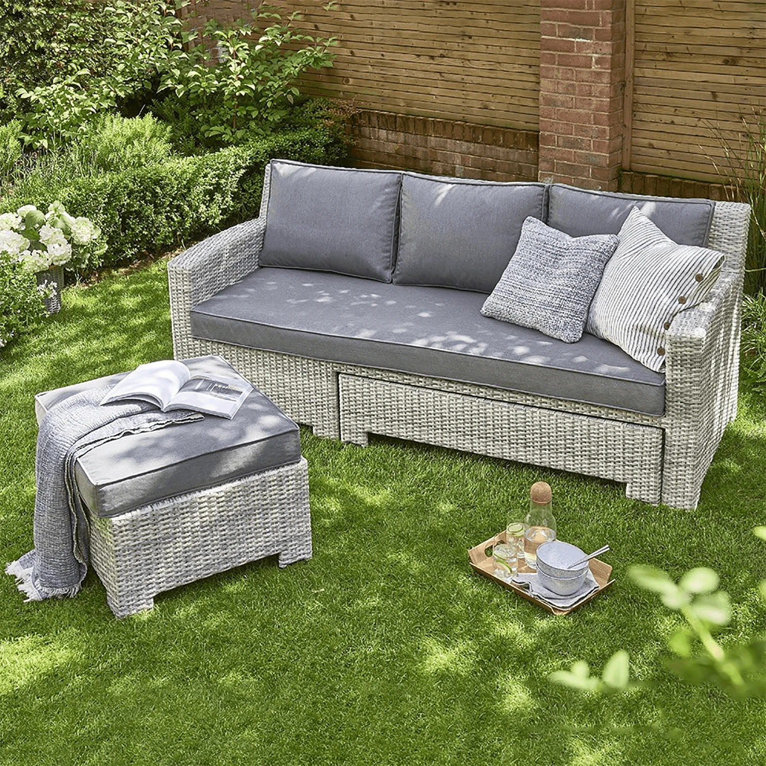Norfolk Leisure Oxborough Sofa Daybed In Grey - Image 2
