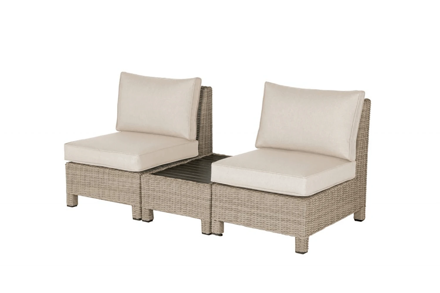 Kettler Palma Low Companion Set In Oyster And Stone - Image 2