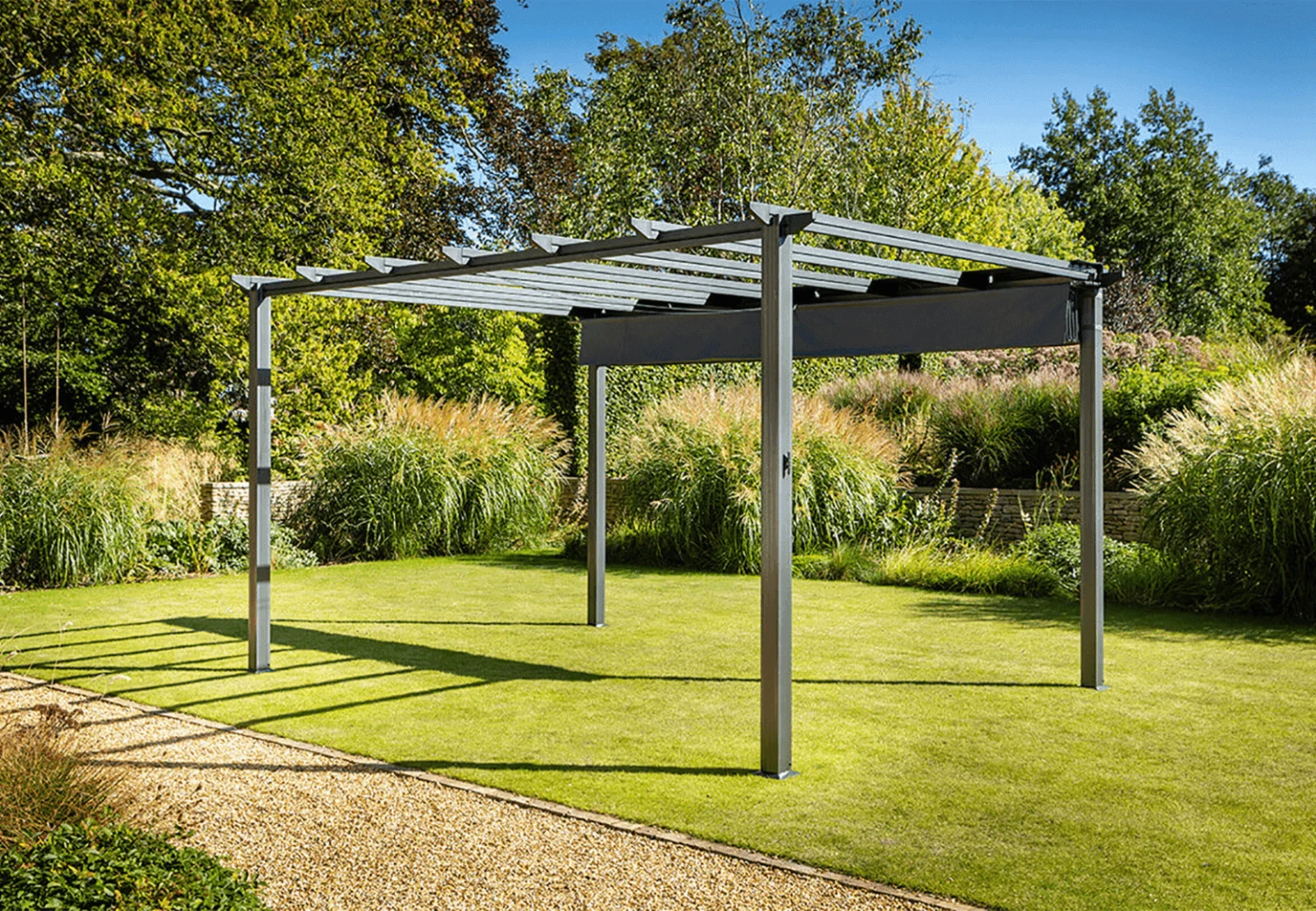 Hartman Roma Pergola 4m X 3m - Grey - Image 3